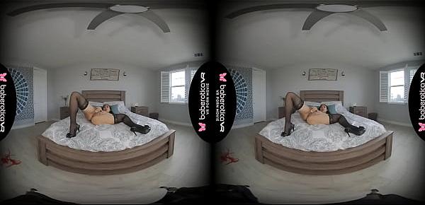  Solo Asian fuck doll, Sharon Lee is masturbating in VR